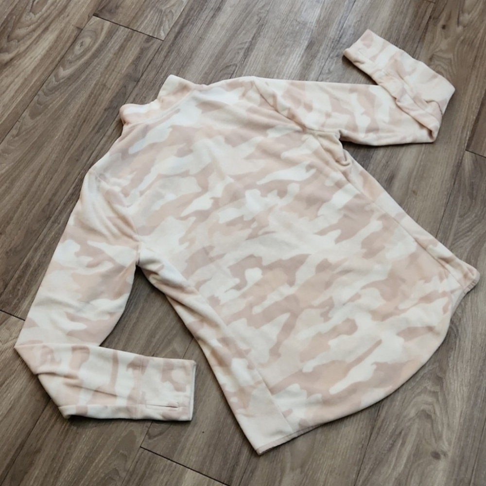 Old Navy Active Fleece Camo Zip-Up Jacket Sweater With Pockets Women's XL Tall - Picture 4 of 15